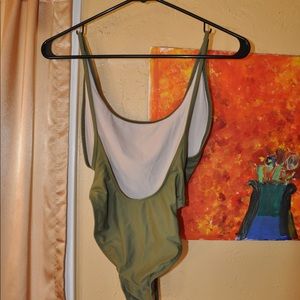 American apparel Olive bathing suit